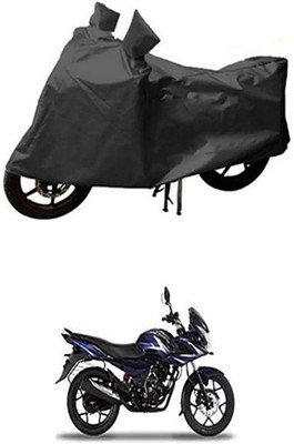 Auto Track Two Wheeler Cover for Bajaj(Discover 150 f, Grey)