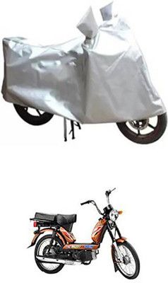 Auto Track Two Wheeler Cover for TVS(Silver)