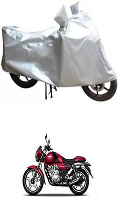 Auto Track Two Wheeler Cover for Bajaj(V 150, Silver)