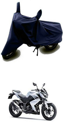 Auto Track Two Wheeler Cover for Kawasaki(Z250, Blue)