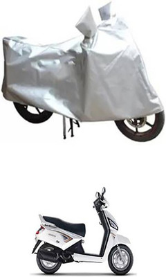 Shinestudios Two Wheeler Cover for Mahindra(Silver)