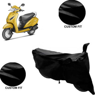 RPSENTTERPR Waterproof Two Wheeler Cover for Honda(Activa 5G, Black)