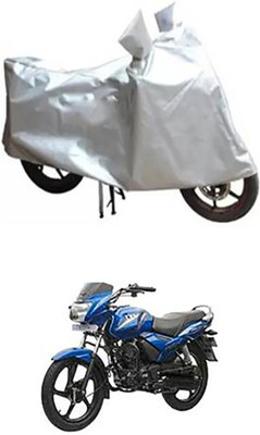 Auto Track Two Wheeler Cover for TVS(Star, Silver)