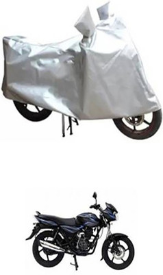 Accedre Two Wheeler Cover for Bajaj(Discover 100 DTS-i, Silver)