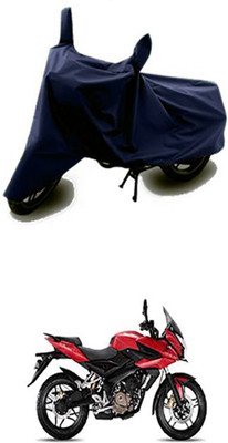 Auto Track Two Wheeler Cover for Bajaj(Pulsar AS 150, Blue)