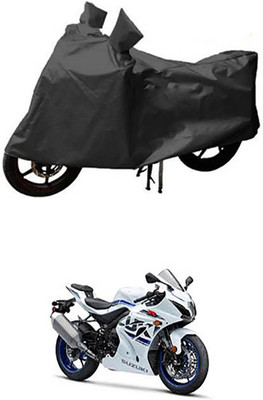 Shinestudios Two Wheeler Cover for Suzuki(Grey)