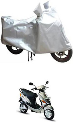 Auto Track Two Wheeler Cover for Hero(E Sprint, Silver)