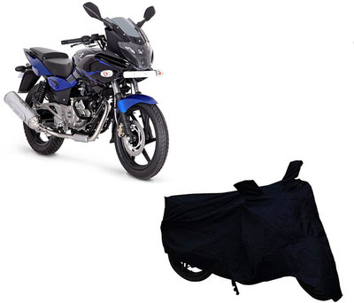 VTF Two Wheeler Cover for Bajaj(Pulsar 220F, Black)