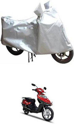 Auto Track Two Wheeler Cover for Hero(Silver)