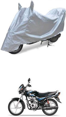 Bristle Two Wheeler Cover for Bajaj(CT100, Silver)
