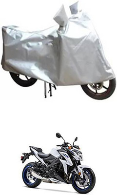 Shinestudios Two Wheeler Cover for Suzuki(Silver)