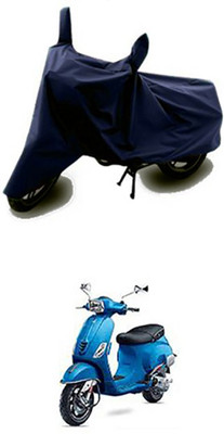 Accedre Two Wheeler Cover for Universal For Bike(Vespa SXL, Blue)