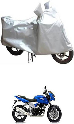 Accedre Two Wheeler Cover for Bajaj(Pulsar 200 NS DTS-i, Silver)