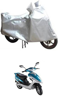 Auto Track Two Wheeler Cover for BSA Motors(Diva, Silver)