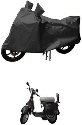 Auto Track Two Wheeler Cover for LML(Black)