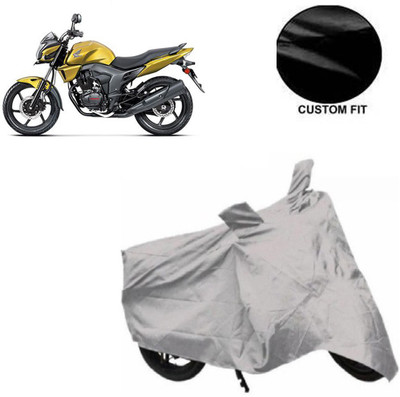 RPSENTTERPR Waterproof Two Wheeler Cover for Honda(CB Trigger, Silver)
