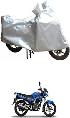 Auto Track Two Wheeler Cover for Bajaj(Silver)