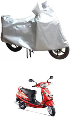 THE REAL ARV Two Wheeler Cover for Mahindra(Duro DZ, Silver)