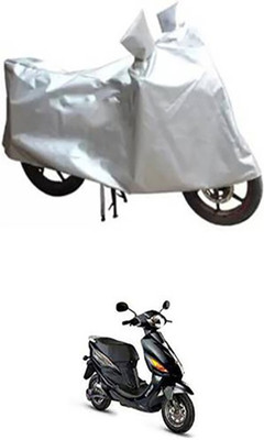 Auto Track Two Wheeler Cover for Hero(Electric Cruz, Silver)