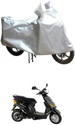 Shinestudios Two Wheeler Cover for Hero(Electric Zippy, Silver)