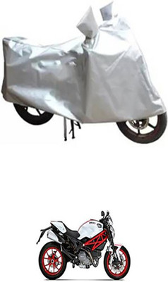 Auto Track Two Wheeler Cover for Ducati(Monster 796 S2R, Silver)
