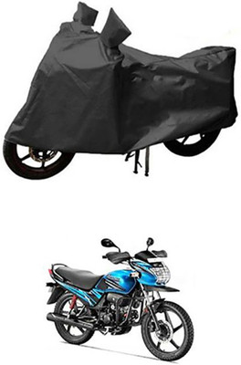 Auto Track Two Wheeler Cover for Hero(Passion Pro TR, Grey)