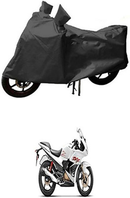 Auto Track Two Wheeler Cover for Hero(Karizma ZMR, Grey)