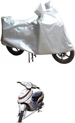 Auto Track Two Wheeler Cover for Hero(Silver)