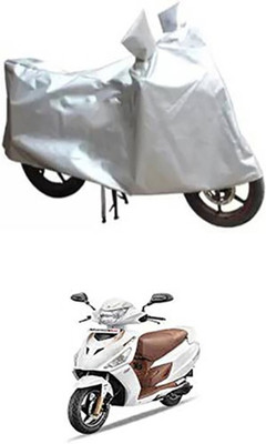 Auto Track Two Wheeler Cover for Hero(Silver)