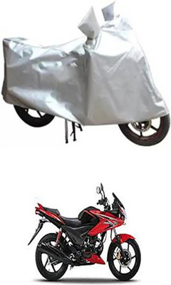 Auto Track Two Wheeler Cover for Honda(CBF Stunner, Silver)