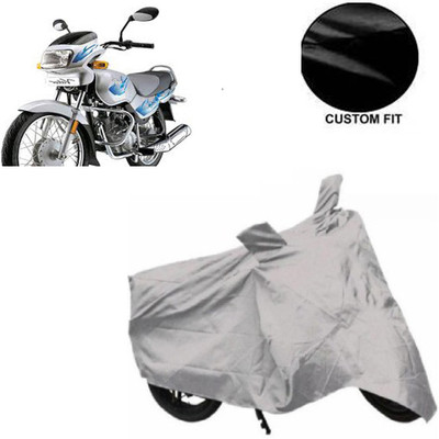 RPSENTTERPR Waterproof Two Wheeler Cover for TVS(Victor GLX, Silver)