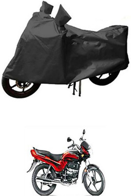 Auto Track Two Wheeler Cover for Hero(Passion Plus, Grey)