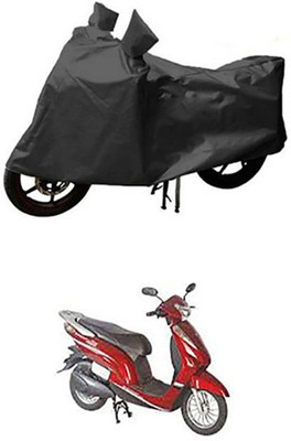 Auto Track Two Wheeler Cover for Avon(Grey)