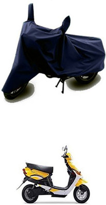 Auto Track Two Wheeler Cover for Indus(Yo Style, Blue)
