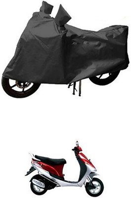 Shinestudios Two Wheeler Cover for Kinetic(Grey)