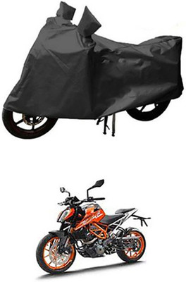 Auto Track Two Wheeler Cover for KTM(Duke 390, Grey)