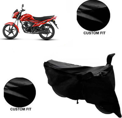 RPSENTTERPR Waterproof Two Wheeler Cover for Suzuki(Hayate, Black)
