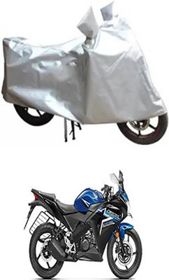 Auto Track Two Wheeler Cover for Honda(CBR 150R, Silver)