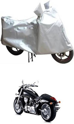 Auto Track Two Wheeler Cover for Suzuki(Silver)