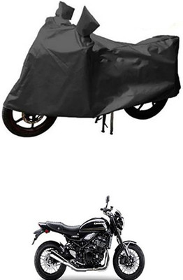 THE REAL ARV Waterproof Two Wheeler Cover for Kawasaki(Grey)