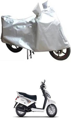 Auto Track Two Wheeler Cover for Mahindra(Silver)