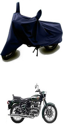 Shinestudios Two Wheeler Cover for Royal Enfield(Blue)