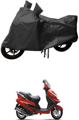 Shinestudios Two Wheeler Cover for Kinetic(Grey)