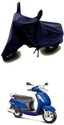 Auto Track Two Wheeler Cover for Suzuki(Blue)