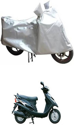 THE REAL ARV Waterproof Two Wheeler Cover for Kinetic(Silver)