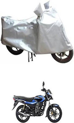 THE REAL ARV Waterproof Two Wheeler Cover for Bajaj(Platina 100 DTS-i, Silver)