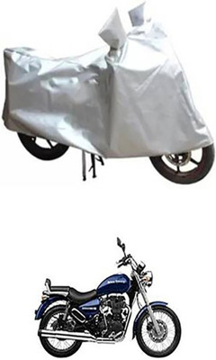 Auto Track Two Wheeler Cover for Royal Enfield(Thunderbird 350, Silver)