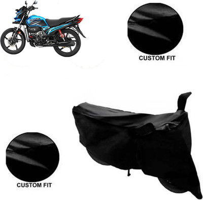RPSENTTERPR Waterproof Two Wheeler Cover for Honda(Passion Pro TR, Black)