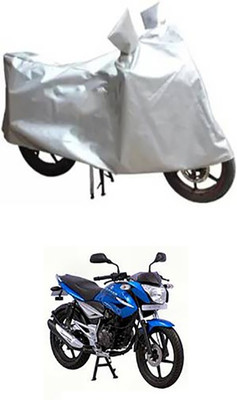 Shinestudios Two Wheeler Cover for Bajaj(Silver)