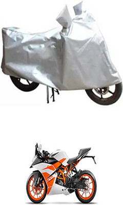 Auto Track Two Wheeler Cover for KTM(Silver)